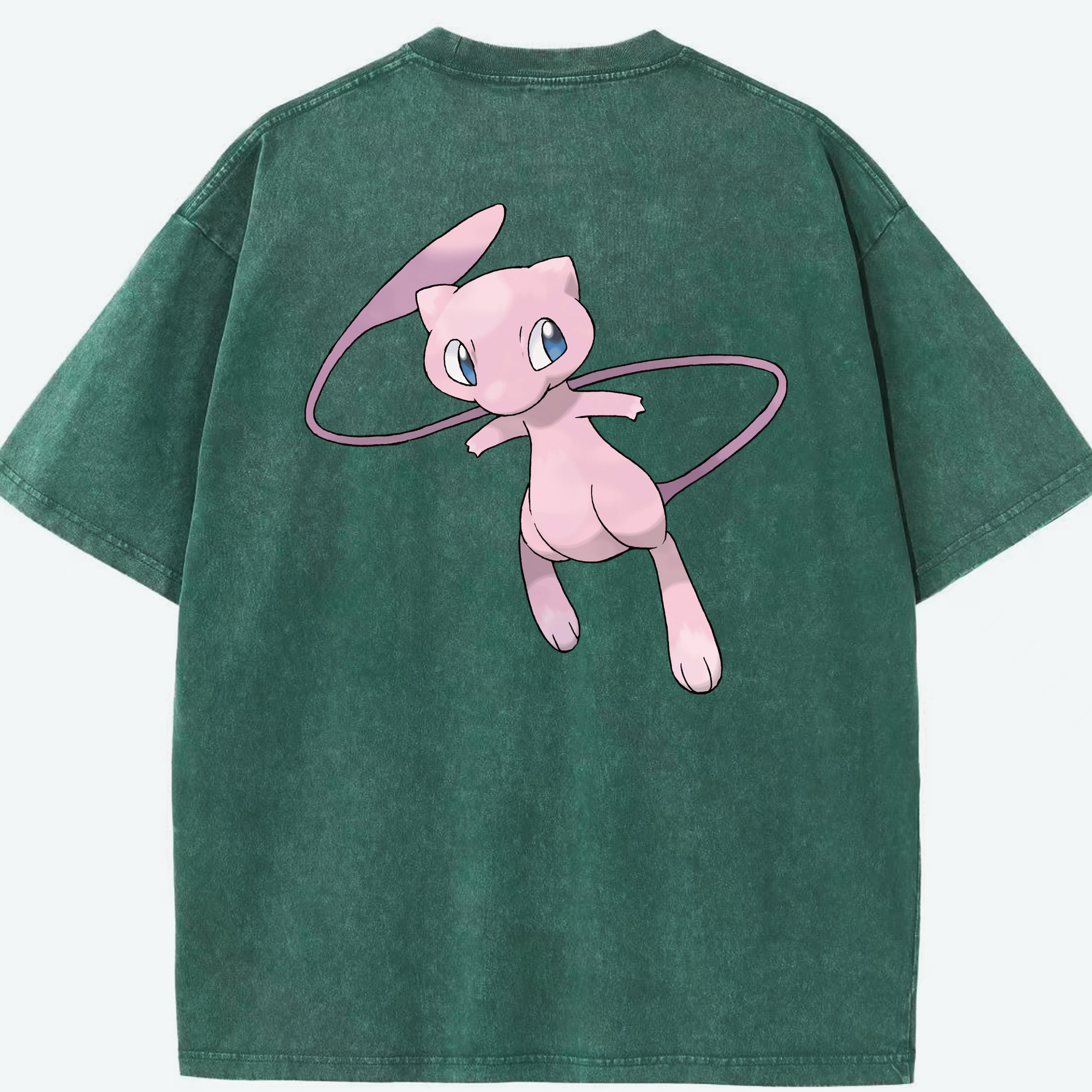 （画像用） ポケットモンスター Pokémon 綿100% ヴィンテージ風 半袖Tシャツ（背面プリント）